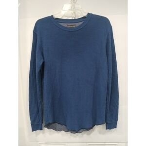 GOODLIFE Mens Blue Long‎ Sleeve Crew Neck Sweatshirt Made in USA Medium